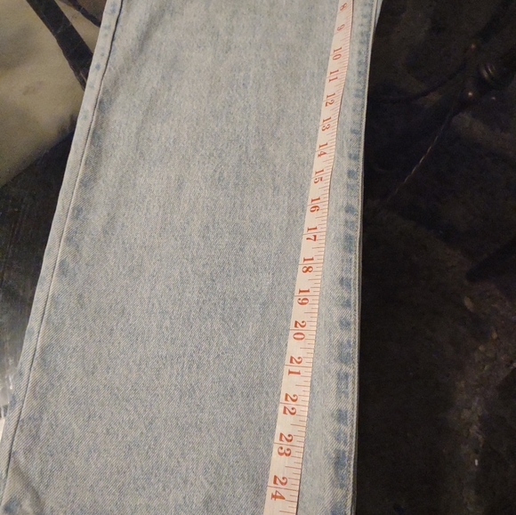 Levi's Vintage Highrise Ribcage Straight Ankle Jeans Size 28W - Picture 14 of 15